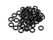 50Pcs Black O Ring 3.3mm x 1.2mm BUNA N Material Oil Seal Washers Grommets