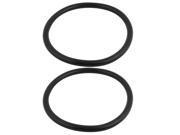 2Pcs Black Universal O Ring 130 x 8.6mm BUNA N Material Oil Seal Washer Grommets