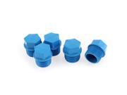 21mm Hex Head Dia 20mm Male Thread Water Pipe Connector Plug 5PCS