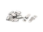 Chests Drawer Toolbox Spring Toggle Latch Catch Silver Tone 55mm Long 10pcs