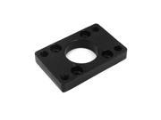 Unique Bargains Pneumatic Air Cylinder 72mmx47mm Rectangle Flange Mounting Plate 30mm Bore Black