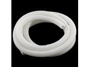 Plastic Air Conditioner Drain Pipe Water Hose 2.6 Meters Length White