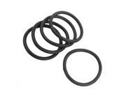 Unique Bargains 60mm x 5mm Industrial Black Rubber O Ring Seal Washer 5 Pcs