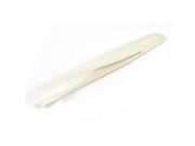 Plastic Anti static Straight Flat Tip Tweezer Safe Repair Tool White