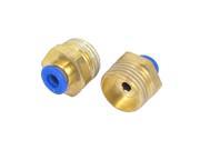 6mm Tube 1 2BSP Male Thread Quick Air Fitting Coupler Connector 2pcs