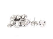 Home Office Cabinet Drawer Door Round Shaped Pull Knobs 33mm Dia 10pcs