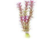 Unique Bargains 7.1 High Underwater Aquascaping Emulational Water Plant Ornament Purple Green