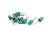 Unique Bargains 10pcs 3mm Shank 12mmx20mm Cone Head Rubber Polishing Mounted Point Grinding Bit