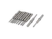 6mm Round Shank 3mm PH1 Magnetic Phillips Screwdriver Bit 60mm Long 10pcs 6mm Round Shank 3mm PH1 Magnetic Phillips Screwdriver Bit 60mm Long 10pcs
