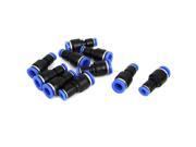 6mm to 10mm Tube Dia 2 Ways Air Pneumatic Quick Joint Fittings 10pcs