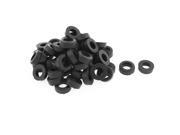 Rubber O Ring Seal Grommets Washer 17mm x 9mm x 6mm Black 50 Pcs