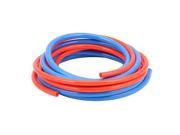 2 Pcs PU Flexible Air Tubing Pneumatic Pipe Tube Hose 11Ft Red Blue