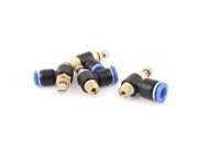4pcs 1 8BSP Thread 6mm Tube Pneumatic Speed Controller Push In Connect Fitting