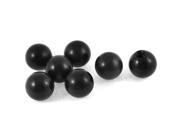 Unique Bargains 7 Pcs Cabinet Round 35mm Dia Ball Knob Handle Black