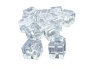 Aluminum Profile 30 Series Spacer Fastener Organic Glass Connector Block 10pcs