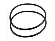 2Pcs Black Universal O Ring 220 x 8.6mm BUNA N Material Oil Seal Washer Grommets