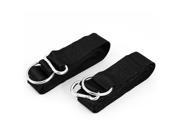 2Pcs Carabiner Hook Outdoor Nylon Hanging Hammock Belt Strap 2.5M