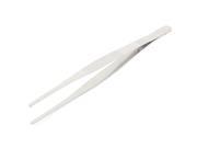 Stainless Steel Pointed Tip Straight Tweezers 20cm Length Silver Tone