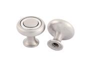 Unique Bargains Home Furniture Cabinet Alloy Drawer Pull Knobs Handles Silver Gray 2pcs