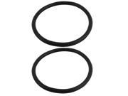 2Pcs Black Universal O Ring 135 x 8.6mm BUNA N Material Oil Seal Washer Grommets