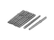 5mm Shank 3.8mm Tip TT20 Magnetic Torx Security Screwdriver Bits 60mm Long 10pcs 5mm Shank 3.8mm Tip TT20 Magnetic Torx Security Screwdriver Bits 60mm Long 10pcs