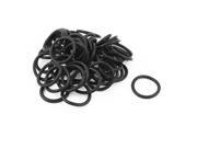 50 Pcs Rubber O Shaped Rings Oil Seal Gasket Washer Black 38mm x 30mm x 4mm