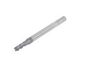 Unique Bargains Tungsten Steel 4 Flutes Straight Shank End Mill Cutter Tool Gray 3 x 4 x 50mm