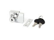 Office Shop Showcase Drawer Glass Door Security Lock Fitting 10mm Thickness