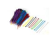 3mm x 100mm Network Cable Wire Self Lock Zip Ties Assorted Colors 350pcs