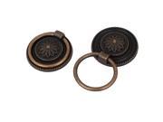 Cabinet Drawer Door Metal 3cm Diameter Round Ring Pull Handles 2pcs