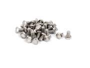 M6 x 10mm Stainless Steel Fasteners Fully Thread Hex Hexagon Screws 30PCS