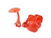4 Pcs Red Plastic Chicken Hanging Drinking Water Cups Drinker Feeder
