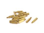 M3 Male Female Thread Brass Hexagonal PCB Spacer Standoff Support 14mm 6mm 15pcs