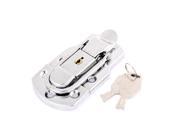 Suitcase Boxes Case Locking Clasp Toggle Catch Latch w 2 Keys