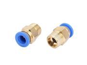 8mm Tube 1 4BSP Male Thread Quick Connector Pneumatic Air Fittings 2pcs