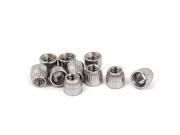 M6 Female Thread Stainless Steel Conical Cap Tapered Cone Nut 10pcs