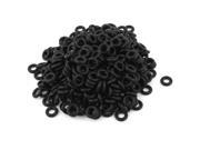 500 Pcs Rubber O Shaped Rings Oil Seal Gasket Washer Black 12mm x 6mm x 3mm
