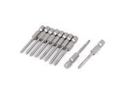 3mm Phillips PH2 Magnetic Screwdriver Power Screw Insert Bits 50mm Long 10pcs