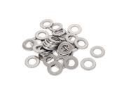 30pcs Stainless Steel Flat Washer Plain Spacer Gasket Seal Ring M8x16x1.6mm