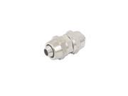 Straight Dual Ways Quick Coupler Joints Connector for 8mm Dia Air Pneumatic Hose