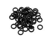 50Pcs Black O Ring 4mm x 1.2mm BUNA N Material Oil Seal Washers Grommets