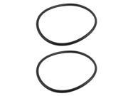 2Pcs Black Universal O Ring 205 x 8.6mm BUNA N Material Oil Seal Washer Grommets