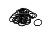 30 Pcs Rubber O Shaped Rings Oil Seal Gasket Washer Black 38mm x 30mm x 4mm