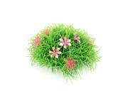 2.4 Height Artificial Plastic Pink Flower Seaweed Aquatic Plant for Fish Tank