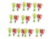 Unique Bargains Plastic Underwater Manmade Plant Fish Tank Aquarium Decoration 20PCS