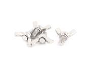 Metric M8 Thread 304 Stainless Steel Butterfly Screw Wing Bolts Tool 4pcs