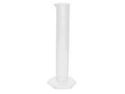 Laboratory Test 25ml Clear White Plastic Graduated Cylinder Measuring Cup