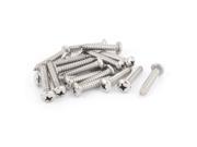 Unique Bargains 6.3mm x 38mm Phillips Cross Drive Pan Head Self Tapping Screw Fastener 20 Pcs