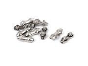 M2 Stainless Steel Duplex 2 Post Wire Rope Clip Cable Clamp 10 Pcs