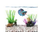 aquarium landscape idea fish tank decoration plastic plant for Betta